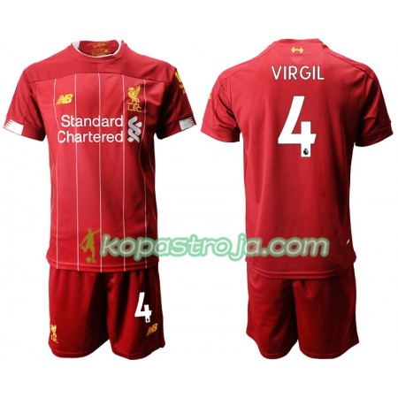 Billiga Fotbollströjor Liverpool VIRGIL 4 Barn Hemma tröja 2019/20 Kortärmad